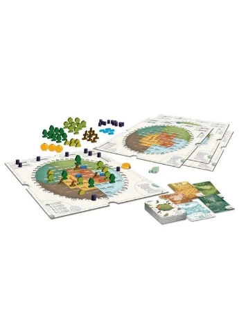 Настільна гра "Evergreen. Зелена планета" EVG001UA 45 фішок паростків Games7Days (380083931)