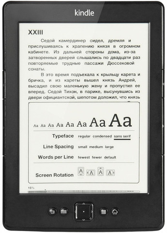 Электронная книга Kindle 5th Gen Black (Refurbished) Amazon (280438629)