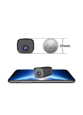 Міні камера WIFI з підсвіткою та акумулятором 850 мАг H9, до 5 годин роботи (100898) Nectronix (321960374)