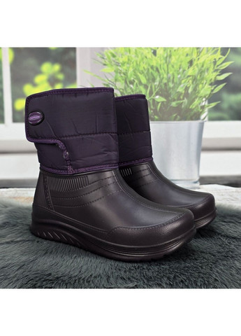 Чоботи жіночі зимові на пінковій калоші темно-фіолетові Gipanis (366290148)