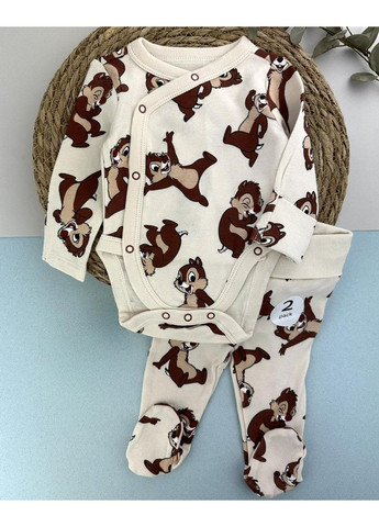 Бежевий демісезонний комплект Disney