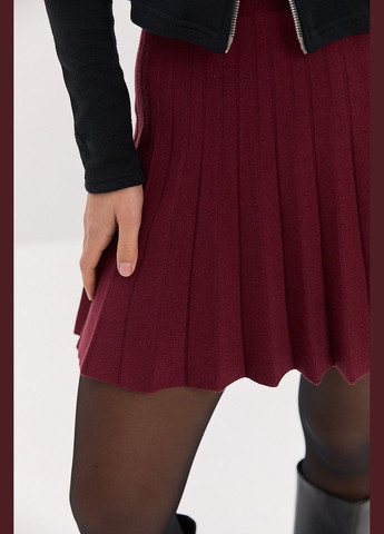 Коротка спідниця в складки темно-синя Arjen (314901610)