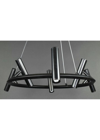 Люстра світлодіодна підвісна LED світильник для квартири на стелю ледве 27743 Чорний 40-150х60х60 см. Sunnysky (335975253)