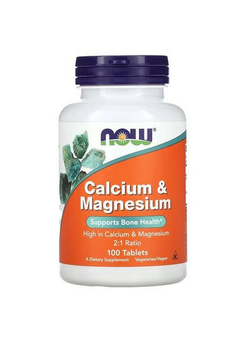Кальций и магний, 100 таблеток Now Foods (361858661)