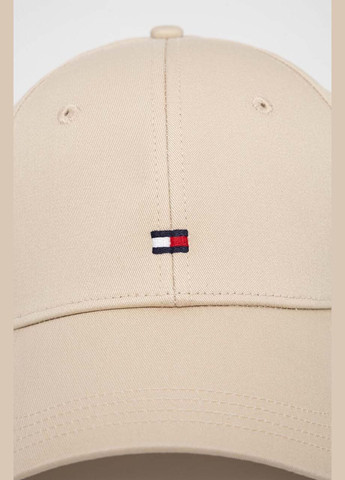 Жіноча кепка TOMMY HILFIGER ESSENTIAL FLAG CAP Бежевий No Brand (291417437)