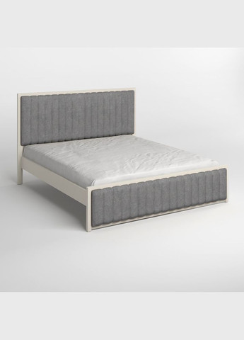 Односпальная деревянная кровать Вена (S2005Y50R)/Аляска 93 (Серый) 80х190 см (MBG-10477) Mebigrand (366084072)