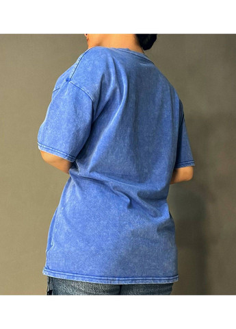 Футболка женская YIGOU 74 тай дай оверсайз с принтом собака No Brand - (329655376)