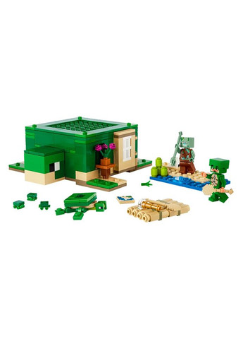 Конструктор Пляжный дом в форме черепахи цвет разноцветный ЦБ-00241953 Lego (282818373)