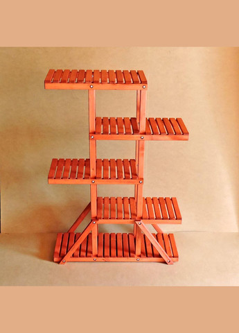 Подставка для цветов из дерева Шаранта коралл (ЦВТ-0303) No Brand (328225896)