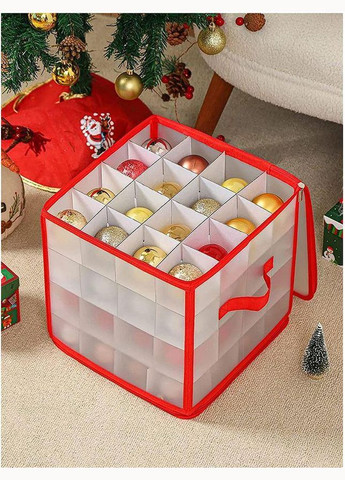 Органайзер для новогодних игрушек (до 7,5 см) 64 ячейки No Brand (342099225)
