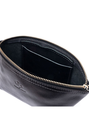 Женская косметичка из кожи Amelin 11302 Черная Grande Pelle (298568429)