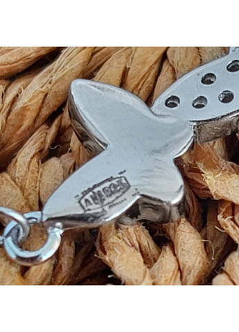 Браслет бабочки из серебра с перламутром 17-20 см No Brand (355921857)