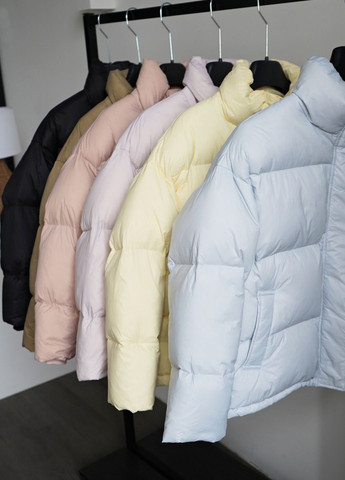 Желтый зимний Пуховик One