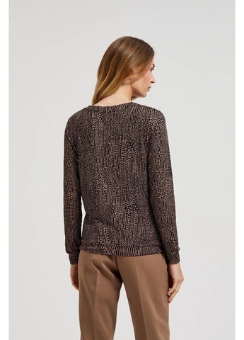 Черный зимний свитер Moodo