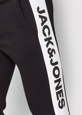Черные спортивные демисезонные брюки Jack & Jones