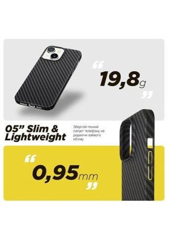 Чехол LikeCarbon MagCase для Apple iPhone 14 Black (ARM66363) ArmorStandart (402753621)