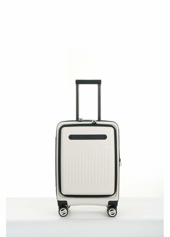 Дорожный чемодан маленький 40л пластиковый с отделением для ноутбука 4х колесный Velo (00322020) Bagland (319710769)