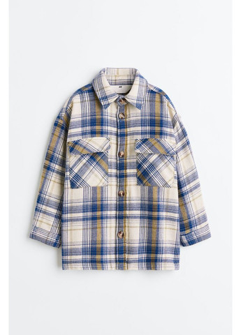 Синяя рубашка H&M