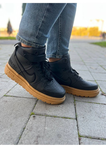 Комбіновані Осінні кросівки чоловічі nike air force gore-tex найк аір форс 1 преміум No Brand