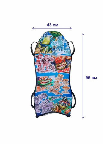 Санки Льодянки М'які 95х43см M'YAKO - Черепашки ніндзя SB07 MYAKO (311671781)