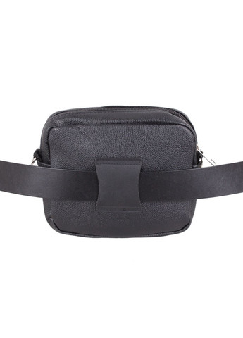 Мужская сумка из кожзама 301412 черная No Brand (370848514)