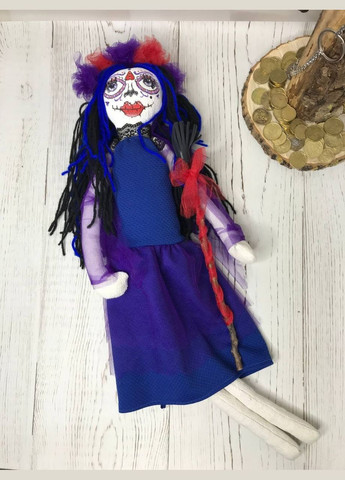 Авторская текстильная кукла ручной работы коллекционная кукла для Хэллоуин Армида No Brand (337349224)