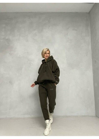 Костюм BOTTEGA флис цвет хаки milirud (366292083)