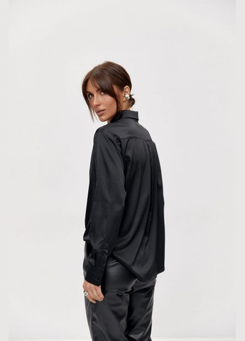 Жіноча шовкова блуза з високим коміром (3054) Bellise (334710403)