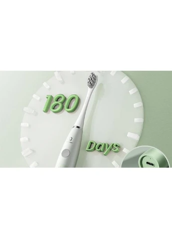 Електрична зубна щітка Flow S Electric Toothbrush Green (6970810557336) Oclean (338562428)