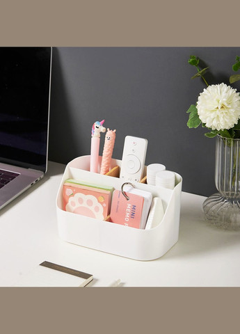 Органайзер для дрібниць MVM MY HOME Scandinavia Білий/дерево (FH-43 WHITE/WOOD) МВМ (365280779)