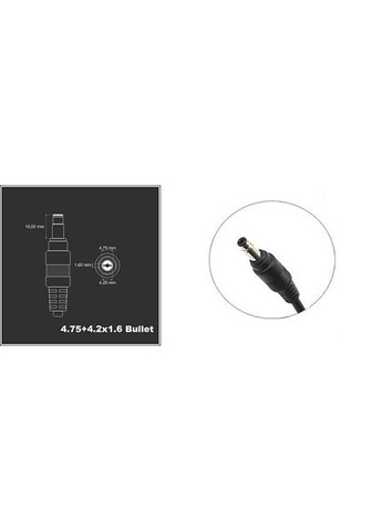 Блок питания для ноутбука (QC3.0) HP 18.5V 3.5A 65W 4.8x1.7 bullet (KPC-90-19-4817b) Kolega-Power (317192633)