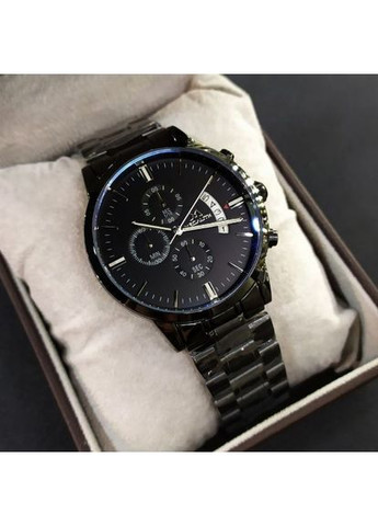 Наручний годинник чоловічий Super Чорний (1968) MegaLith (364274207)