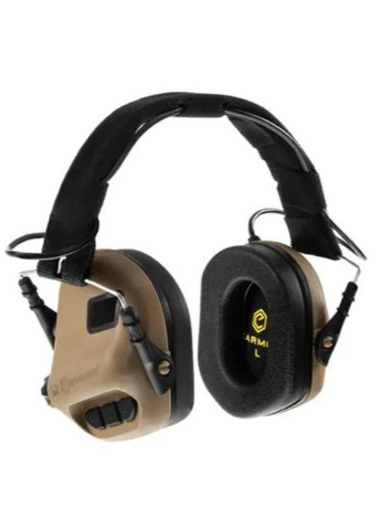 Наушники активные тактические для стрельбы M31 Coyote Brown Earmor (314809988)