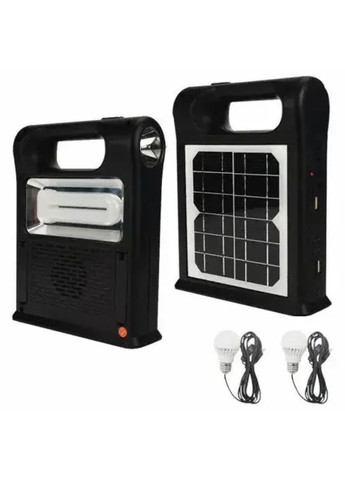 Портативний світлодіодний ліхтар з лампочками для освітлення CL 12 із сонячною панеллю та функцією power bank Cclamp (363840926)