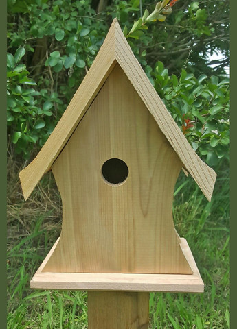 Шпаківня садова з дерева Бородач бланже (СКВ-003101) No Brand (328605742)