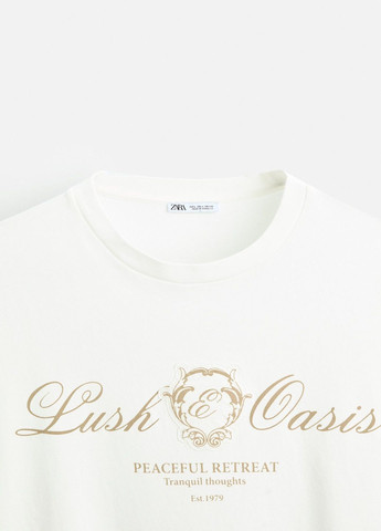 Белая футболка Zara