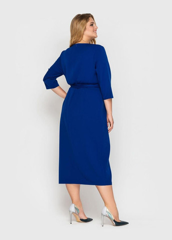 Блакитна ділова сукня жанін електрик 0334 Vlavi