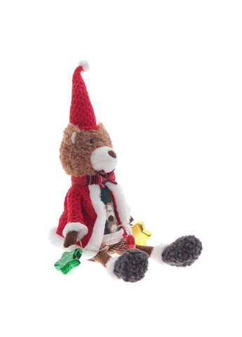 Мягкая новогодняя игрушка Мишка 56 см с гирляндой. Фигурка декоративная с LED подсветкой. BonaDi (362446447)