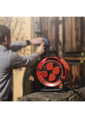 Удлинитель P082251 4 розетки 25 м Red Emos (363837306)