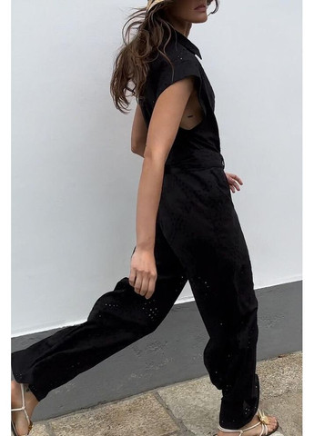 Брючный комбинезон 7956/487 Zara чёрный
