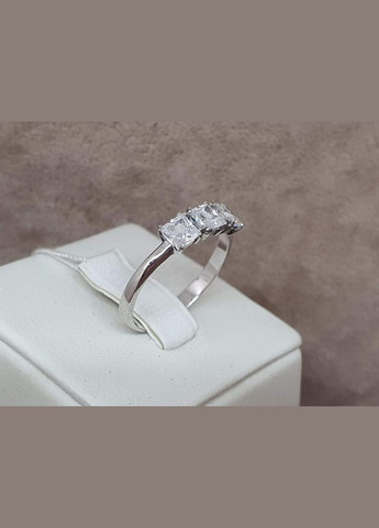 Срібне кільце Тріо з фіанітами. 1391/1Р-CZ AGNI (322765133)