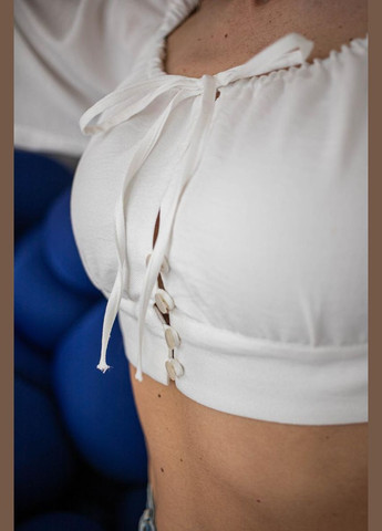 Белая блуза-топ "josephina" No Brand