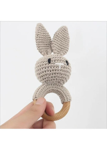 Іграшка-брязкальце Rabbit Gray No Brand (366304296)