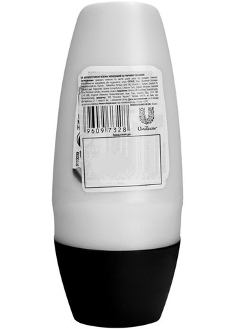 Антиперспірант-ролик "Невидимий на чорному та білому одязі" Men Invisible Black + White Antiperspirant Roll 50ml (114993-55887) Rexona (368665749)