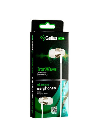 Гарнитура Ultra Iron Wave GU075 Black Red (00000075357) Gelius (306527806)