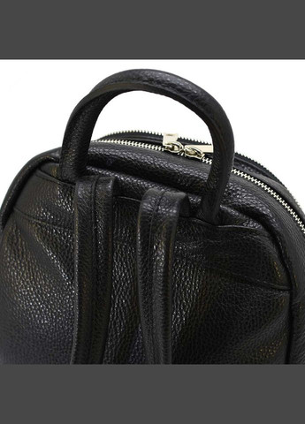 Шкіряний жіночий рюкзак Italy - 02443_fblack Virginia Conti (315772176)