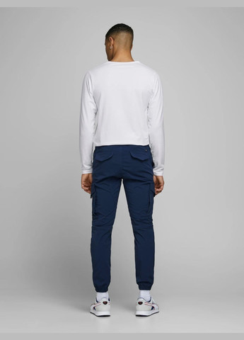 Лонгслів JACK&JONES Plain 12059220 однотонний білий повсякденні, кежуали