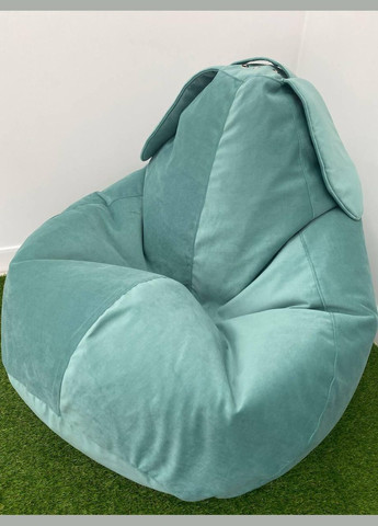 Крісло-мішок Зайчик Груша, MEGA XXXL - 160х120 Оксфорд 600D.PU.WR 363 SkyPuff (339871690)