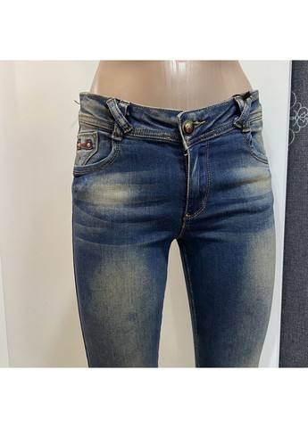Джинсы женские зауженные низкая посадка тинт 26 Woox (350349662)