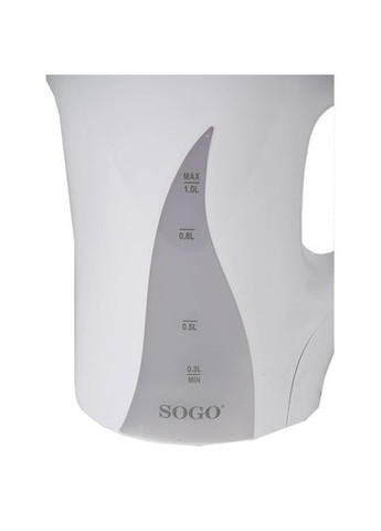 Електрочайник SS-5740 1 л белый Sogo (364109120)